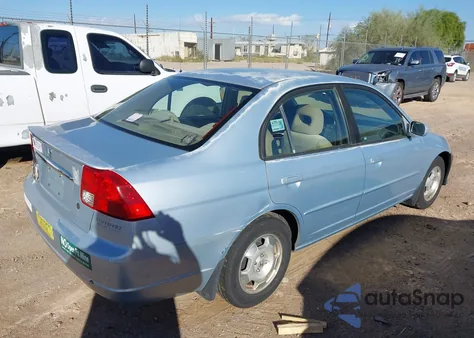 2003 Honda Civic Hybrid z USA, uszkodzony, nr VIN JHMES96643S025197